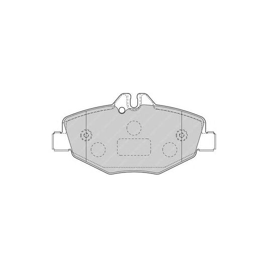 Ferodo Fqt1414 Brake Pad Set Front Axle Incl Wear Warning Contact With Brake Caliper Screws