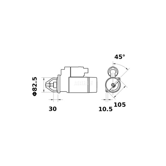 MAHLE ORIGINAL 030 TC 14171 000 Turbocharger