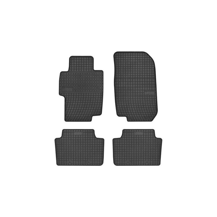 FROGUM Tailored 0837 Floor mat set for HONDA Accord VII Saloon (CL, CN) Elastomer, Front and Rear, Quantity: 4, Black, (LHD)