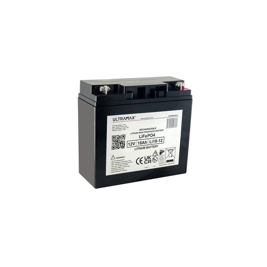Ultramax Lithium 18AMP LiFePO4 Battery