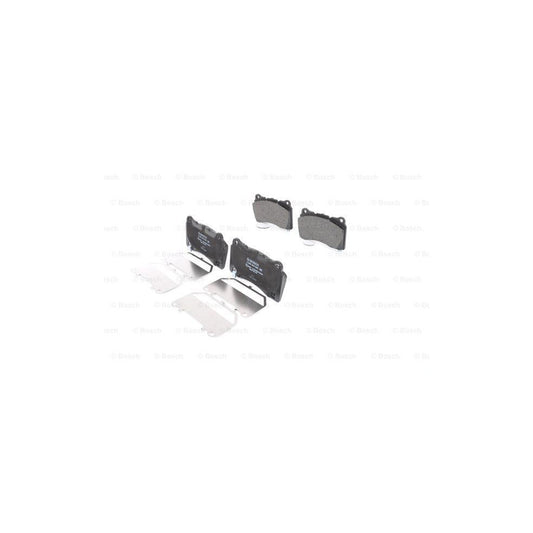 Bosch 0986494880 Brake Pad Set With Acoustic Wear Warning With Anti Squeak Plate BP2054