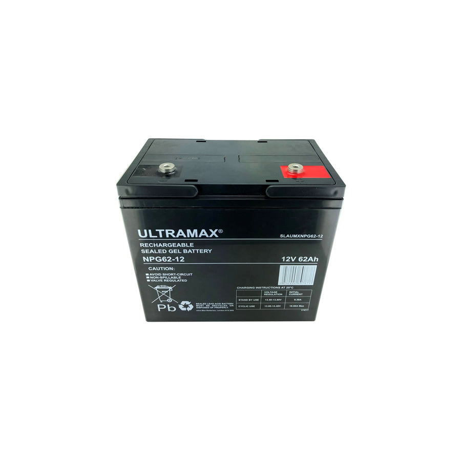 SLA Ultramax NP62-12 GEL VRLA Battery