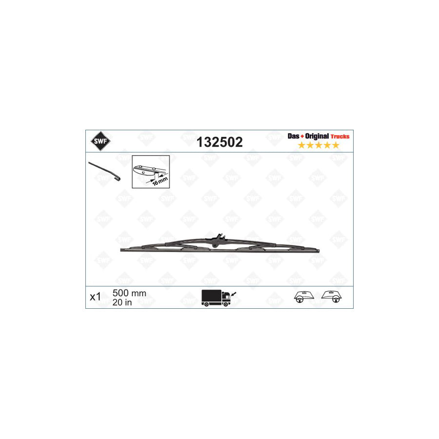 Swf Original 132502 Wiper Blade | Duco Car Parts UK Car Parts