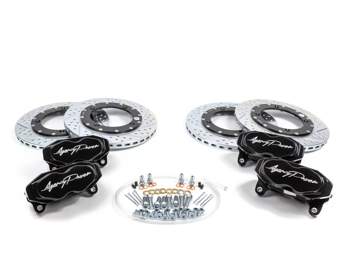 Agency Power AP-BRP-X3-460-BLK Big Brake Kit Front and Rear Black Can-Am Maverick X3 Turbo | Duco Car Parts UK Car Parts