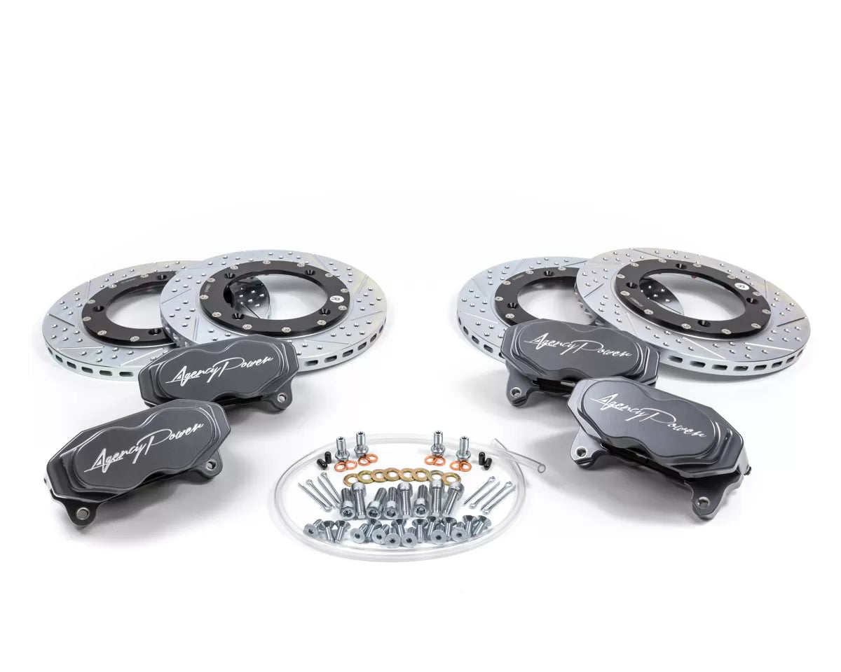 Agency Power AP-BRP-X3-460-GRY Big Brake Kit Front and Rear Graphite Gray Can-Am Maverick X3 Turbo | Duco Car Parts UK Car Parts