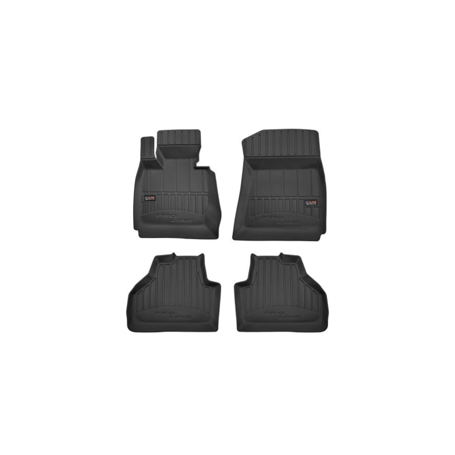 FROGUM Tailored 3D407404 Floor mat set for BMW X3 (F25) Elastomer, Front and Rear, Quantity: 4, Black, (LHD)