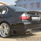 Rieger 00053406 BMW 3 Series E90 E91 Rear Diffuser for Twin Tailpipe Left & Right -  Matte Black