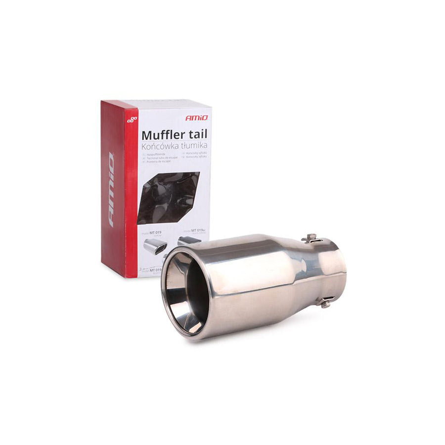 AMiO MT 018 01318 Exhaust tip 102 mm, Stainless Steel, 204mm, 75mm
