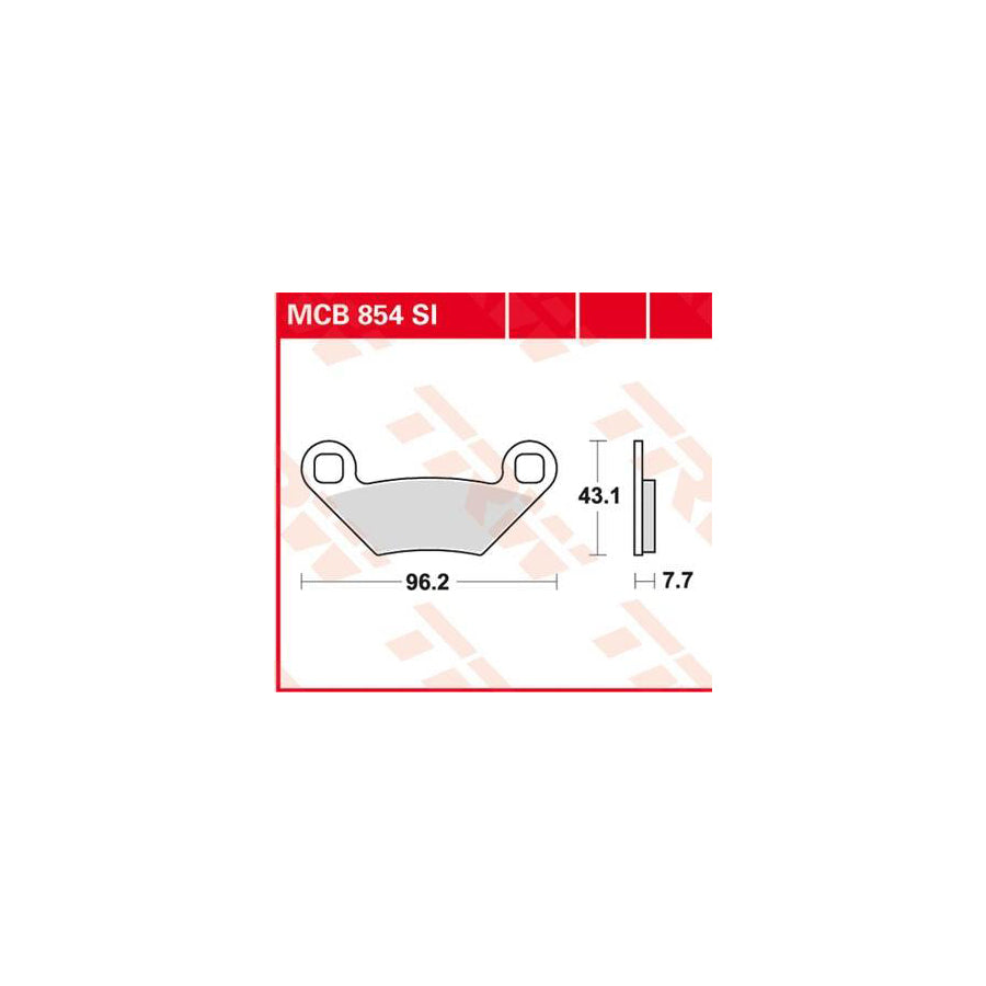 TRW Sinter Offroad Mcb854Si Brake Pad Set