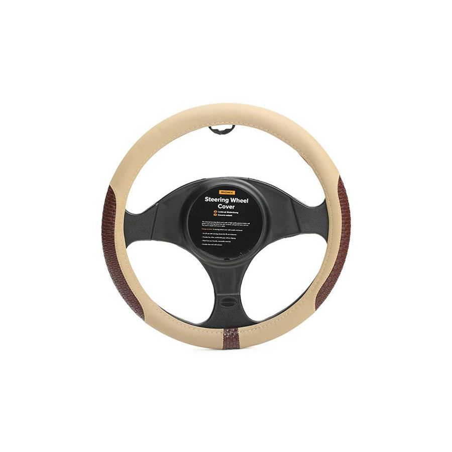 RIDEX 4791A0011 Steering wheel cover Beige, ?: 37-39cm, PVC