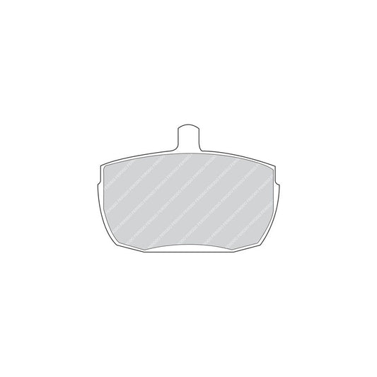 Ferodo Sl Fsl1102 Brake Pad Set Front Axle Rear Axle Prepared For Wear Indicator