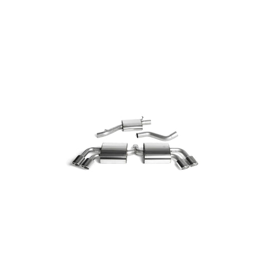 MillTek Audi 8J TTS Resonated Cat-Back Exhaust