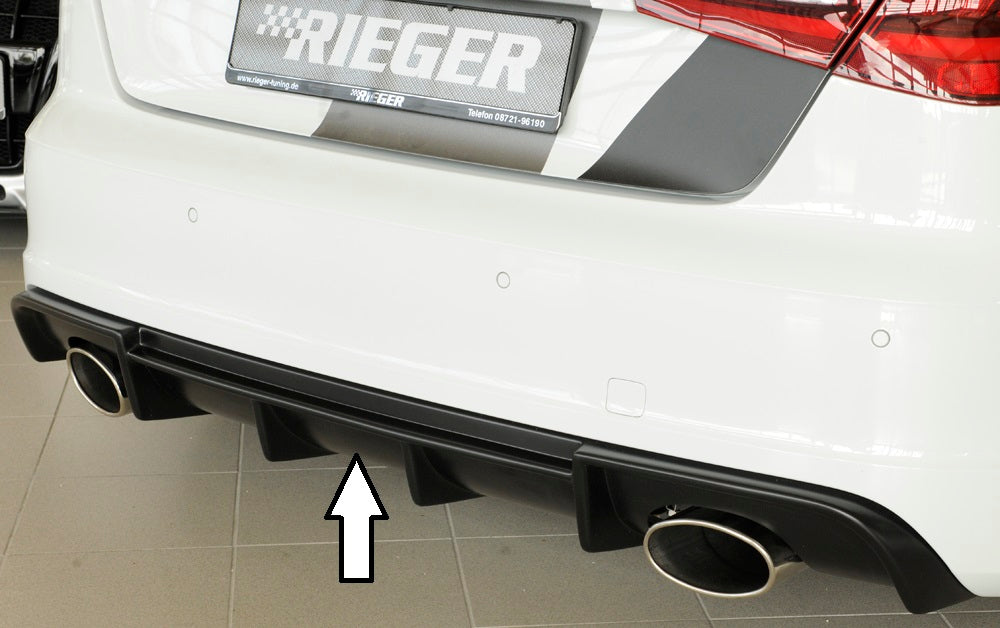 Rieger 00056806 Audi 8V Rear Diffuser (A3 & S3)