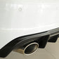 Rieger 00056806 Audi 8V Rear Diffuser for Sport Tailpipe Left & Right (A3 & S3) -  Matte Black