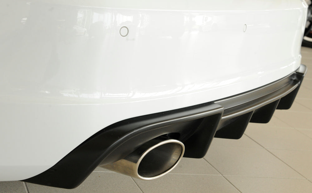 Rieger 00056806 Audi 8V Rear Diffuser for Sport Tailpipe Left & Right (A3 & S3) -  Matte Black