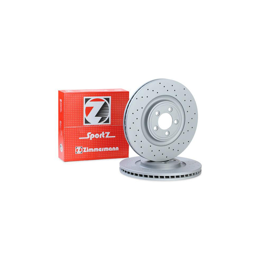ZIMmERMANN SPORT COAT Z 290 2264 52 Brake Disc Internally Vented Perforated Coated High carbon