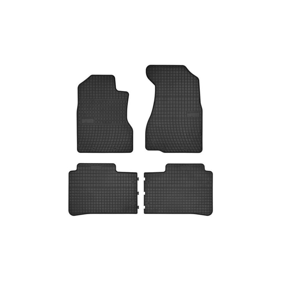 FROGUM Tailored 0839 Floor mat set for HONDA CR-V II (RD) Elastomer, Front and Rear, Quantity: 4, Black, (LHD)