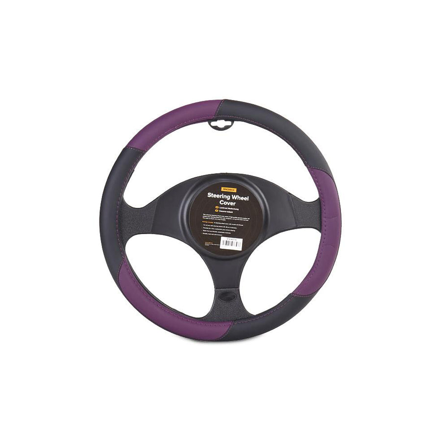 RIDEX 4791A0136 Steering wheel cover Black, Violet, ?: 37-39cm