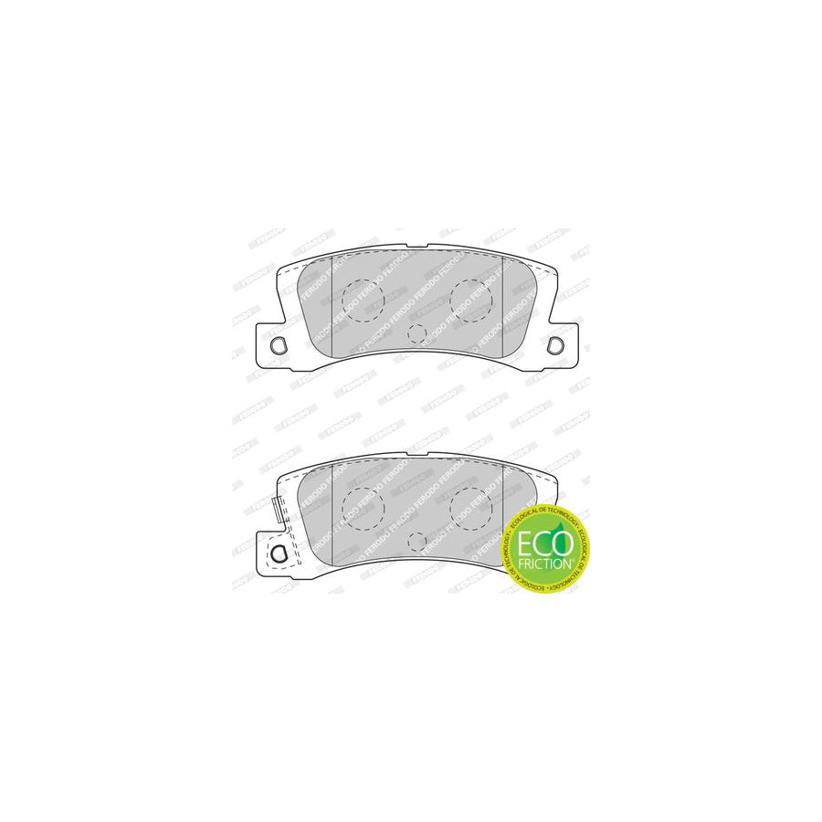 Ferodo Premier Eco Friction Fdb4274 Brake Pad Set With Acoustic Wear Warning Without Accessories