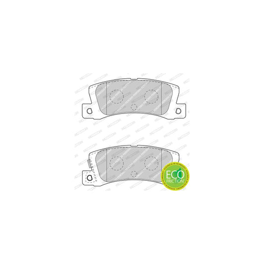 Ferodo Premier Eco Friction Fdb4274 Brake Pad Set With Acoustic Wear Warning Without Accessories