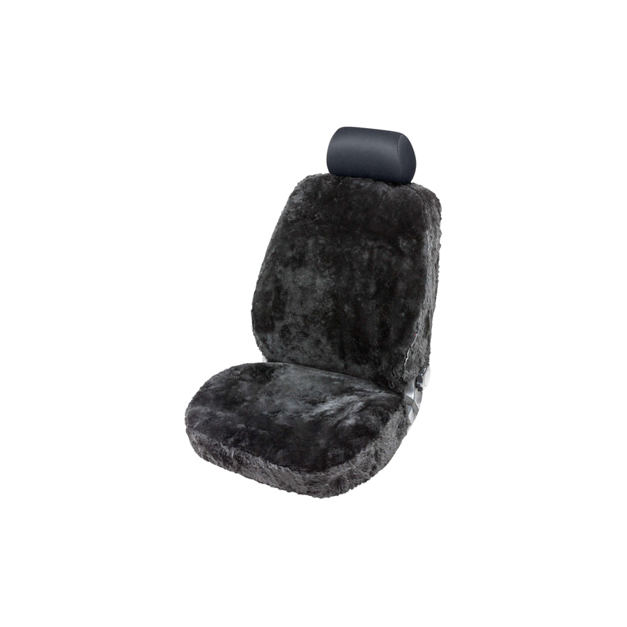 WALSER Trish 20039 Car seat cover Black, Sheepskin, Front