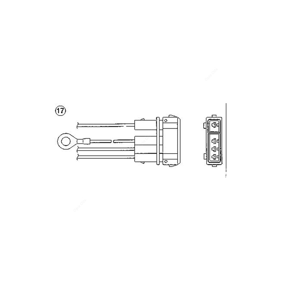 NTK Lambda Sensor / O2 Sensor (NGK 95373) - OZA727-EE2