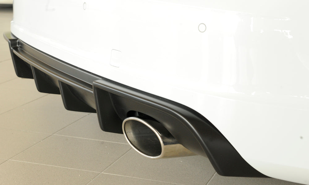 Rieger 00056806 Audi 8V Rear Diffuser for Sport Tailpipe Left & Right (A3 & S3) -  Matte Black