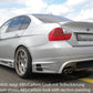 Rieger 00053406 BMW 3 Series E90 E91 Rear Diffuser for Twin Tailpipe Left & Right -  Matte Black