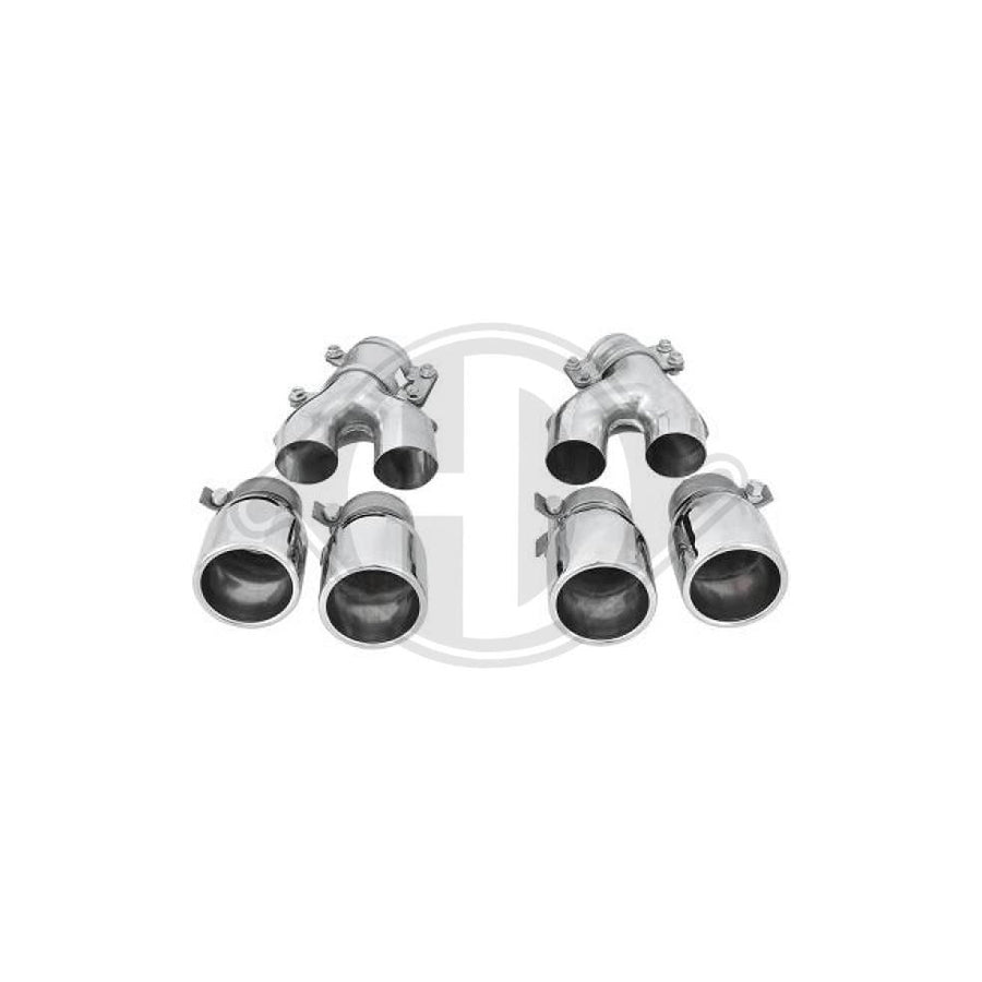 DIEDERICHS 4122600 Exhaust tip for BMW 5 Series Chrome, Stainless Steel, Left, Right