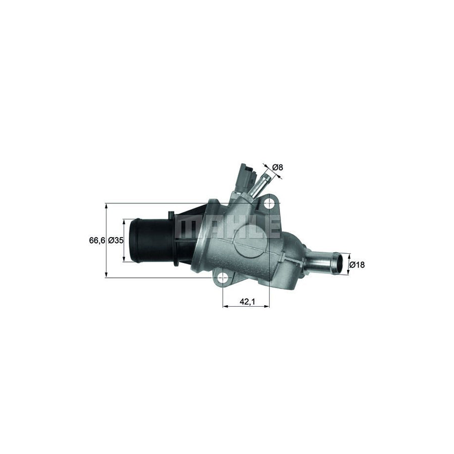 MAHLE ORIGINAL TI 167 88 Engine thermostat for ALFA ROMEO 147 (937) Opening Temperature: 88°C