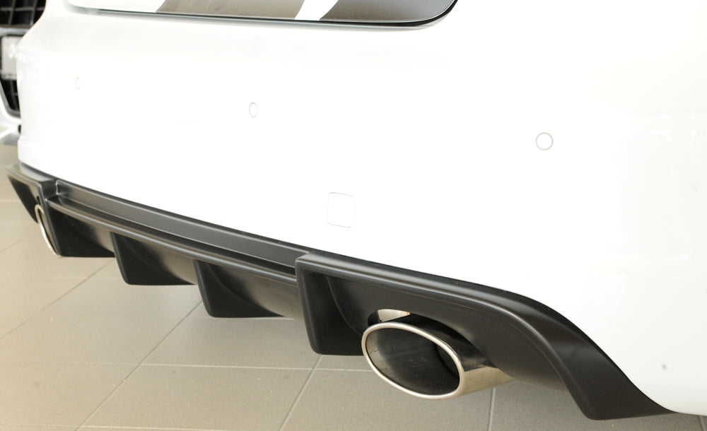 Rieger 00056806 Audi 8V Rear Diffuser for Sport Tailpipe Left & Right (A3 & S3) -  Matte Black