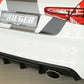 Rieger 00056806 Audi 8V Rear Diffuser for Sport Tailpipe Left & Right (A3 & S3) -  Matte Black