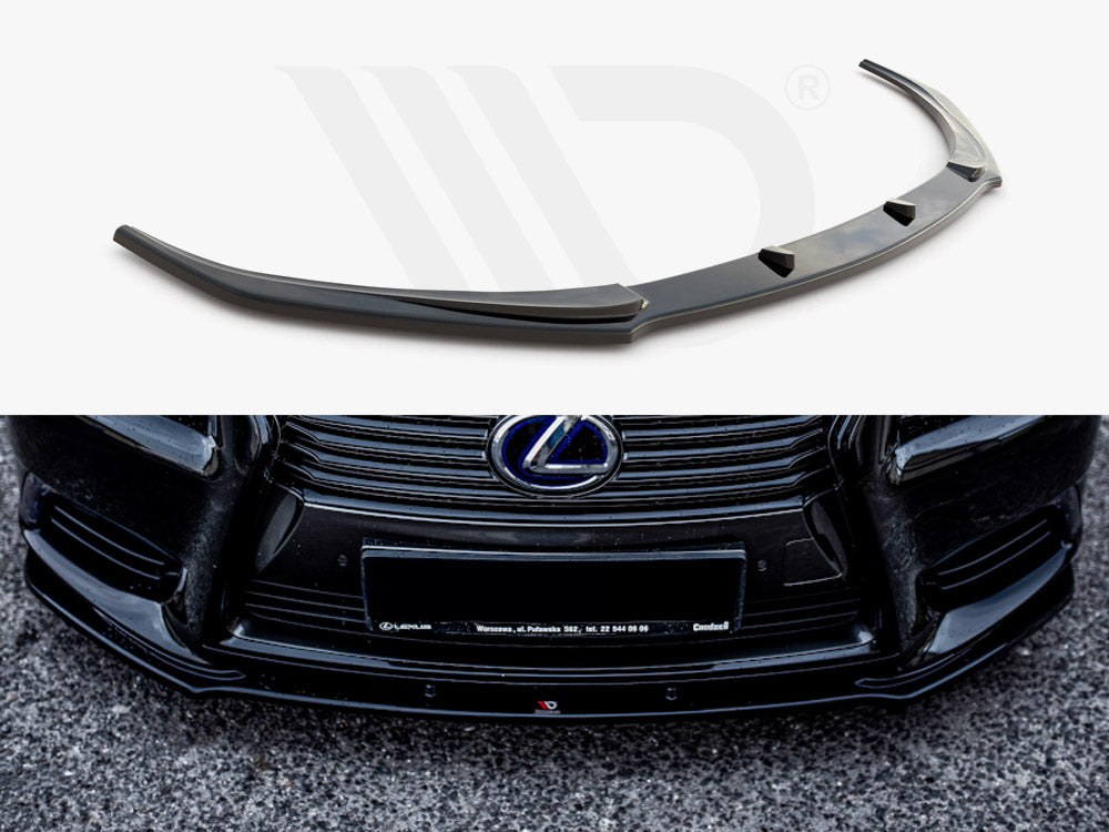 Maxton Design LE-LS-4F-FD1T Front Splitter Lexus LS MK4 Facelift | Duco Car Parts UK Car Parts