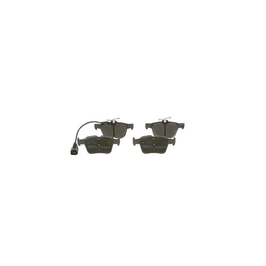 Bosch 0986494835 Brake Pad Set With Integrated Wear Sensor With Anti Squeak Plate BP2009