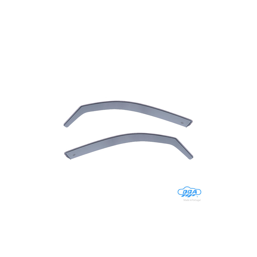 DGA 05511 Wind deflectors for BMW 1 Hatchback (E87) Arrow direction, Front, inner