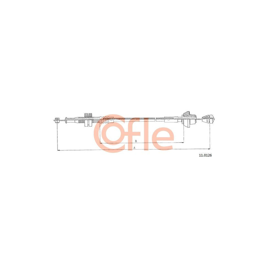 COFLE 11.0126 Throttle Cable for FORD KA Hatchback (RB) | Duco Car Parts UK Car Parts