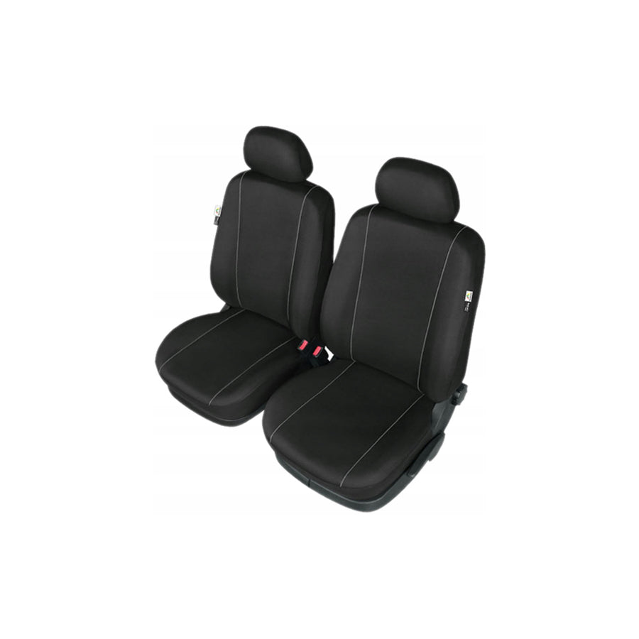 KEGEL Solid 5-9117-211-4010 Car seat cover Black, Polyester, PU (Polyurethane), Front