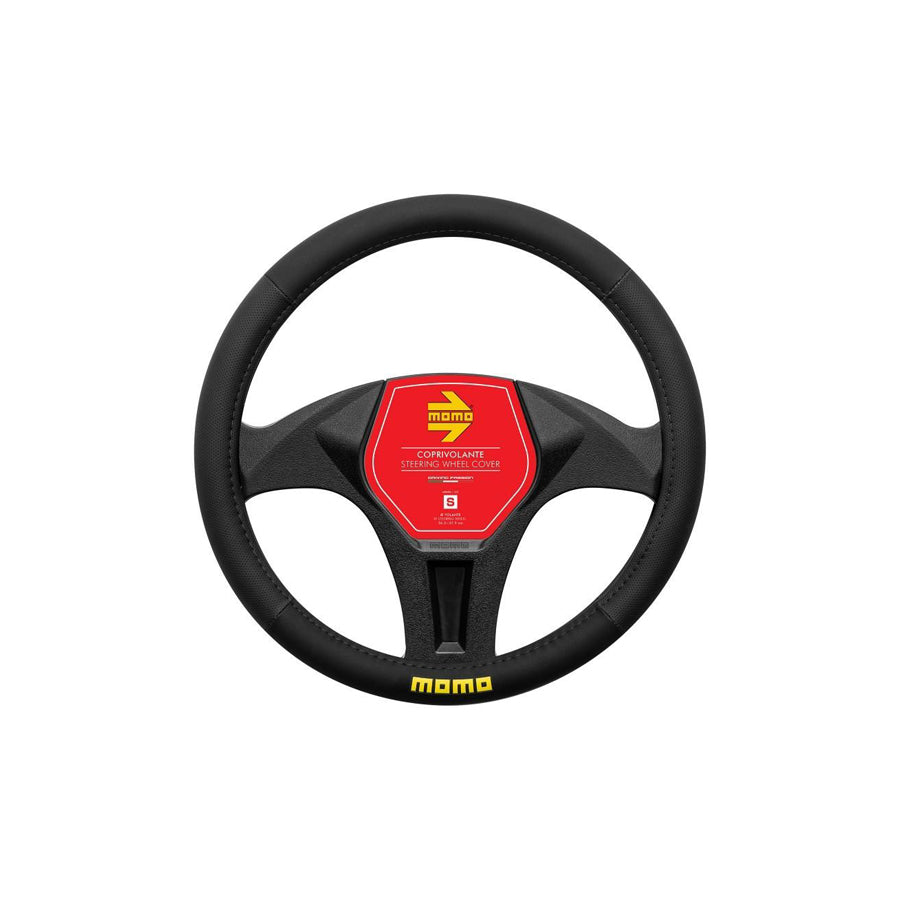 Momo EASY SWC0EASBK Steering wheel cover Black, ?: 36.5-37.9cm, PVC