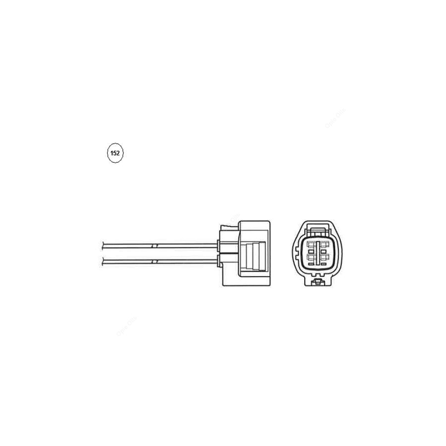 NTK Lambda Sensor - Oxygen / O2 Sensor OZA669-EE85 (NGK 95766)