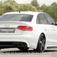 Rieger 00099080 Audi B8 B81 A4 Rear Diffuser for Tailpipe Left & Right - Carbon-Look
