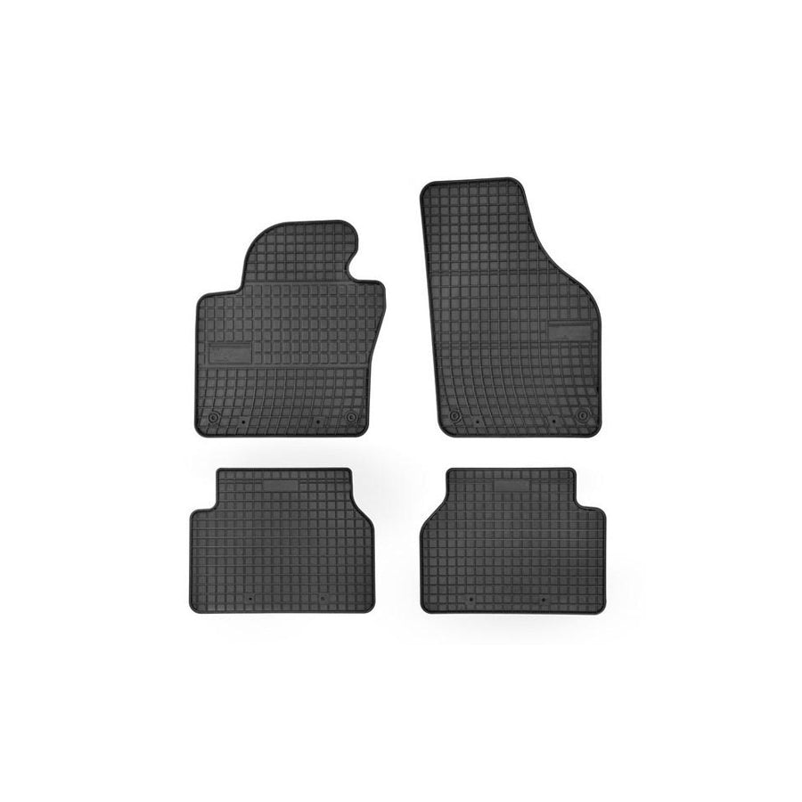FROGUM Tailored 0400 Floor mat set for VW Tiguan I (5N) Elastomer, Front and Rear, Quantity: 4, Black, (LHD)