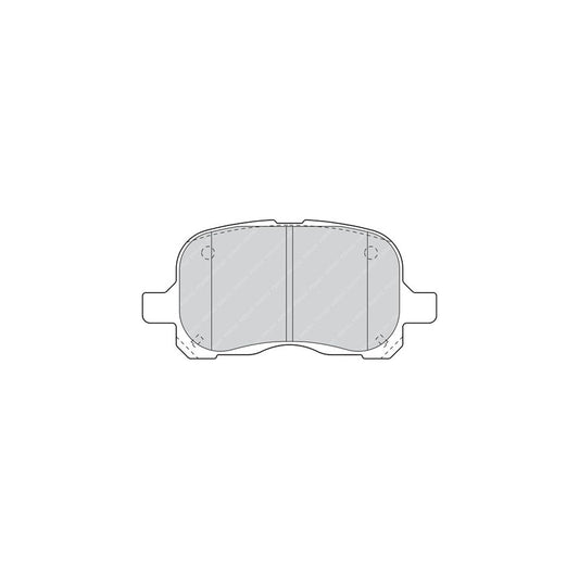 Ferodo Premier Fdb1458 Brake Pad Set For Toyota Corolla Not Prepared For Wear Indicator