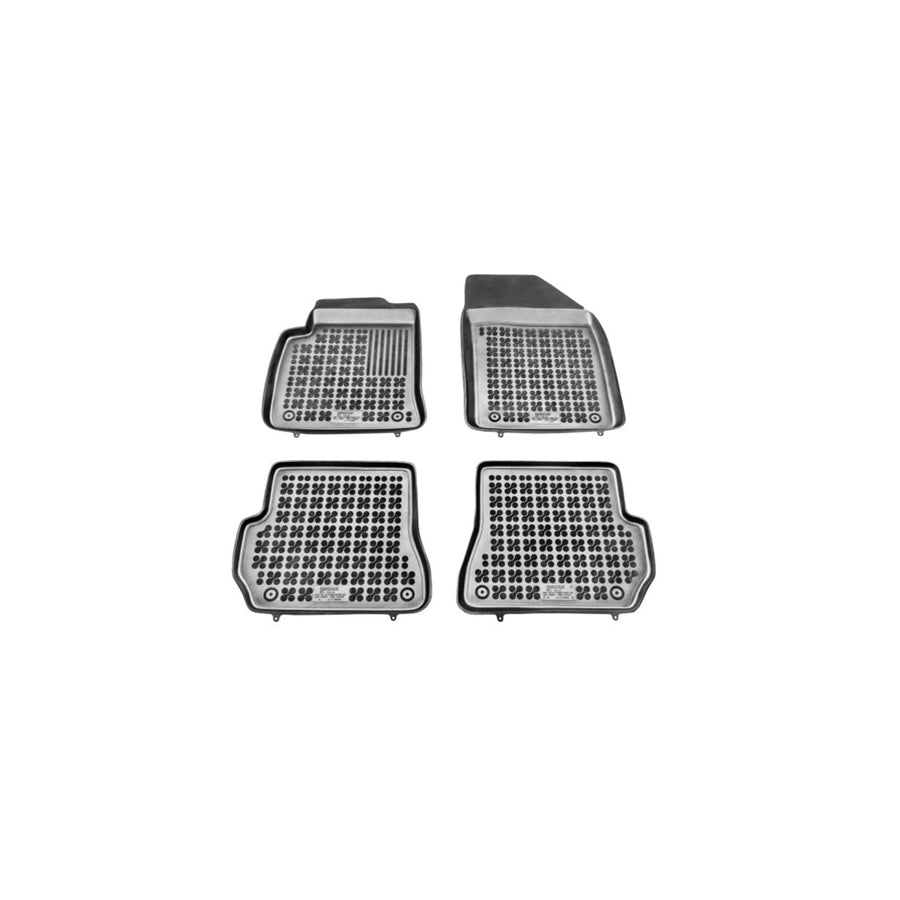 REZAW PLAST Tailored 200601 Floor mat set for FORD MONDEO Elastomer, Front and Rear, Quantity: 4, Black