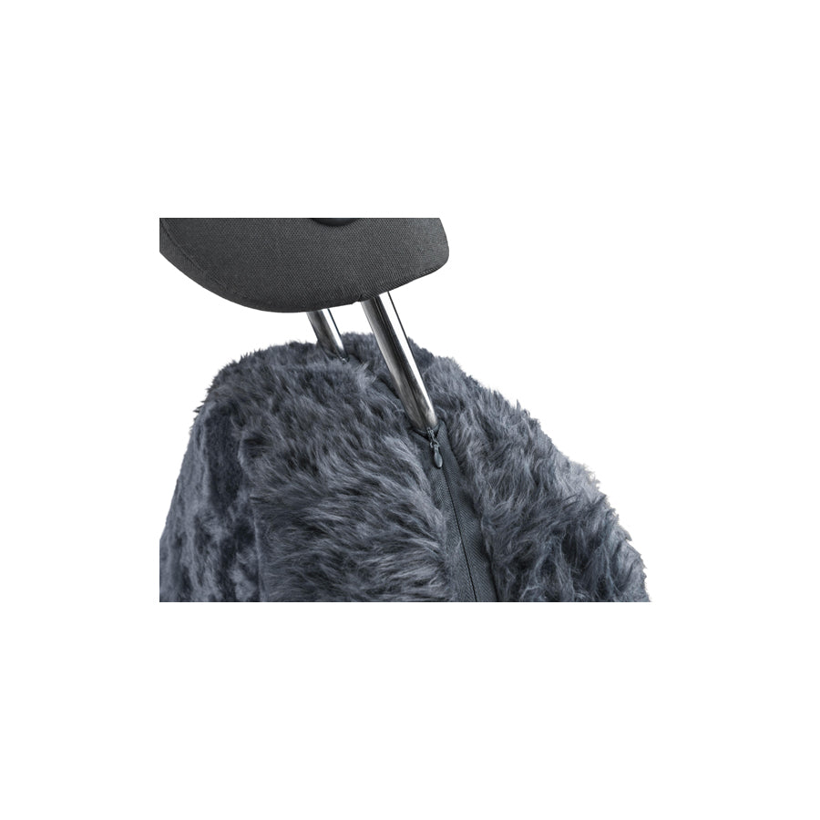 WALSER 20032 Car seat cover Anthracite, Sheepskin