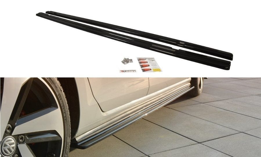 Maxton Design VW-GO-7/7F-GTI-SD1T Side Skirts Diffusers Volkswagen Golf GTI MK7 / MK7.5 (Wide) | Duco Car Parts UK Car Parts