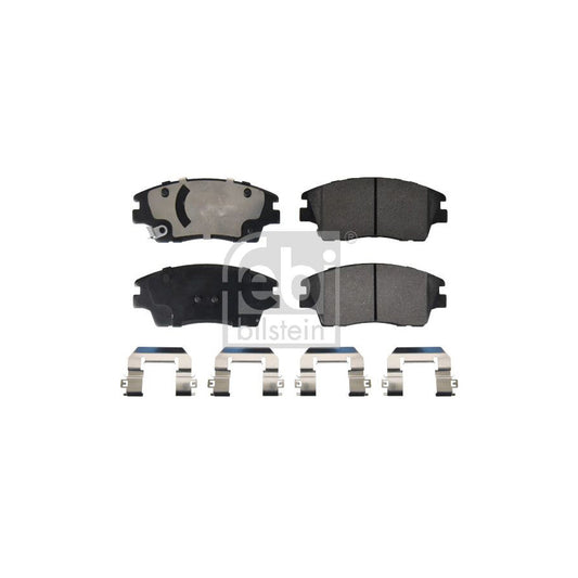 Febi Bilstein 177321 Brake Pad Set Front Axle With Acoustic Wear Warning With Staples