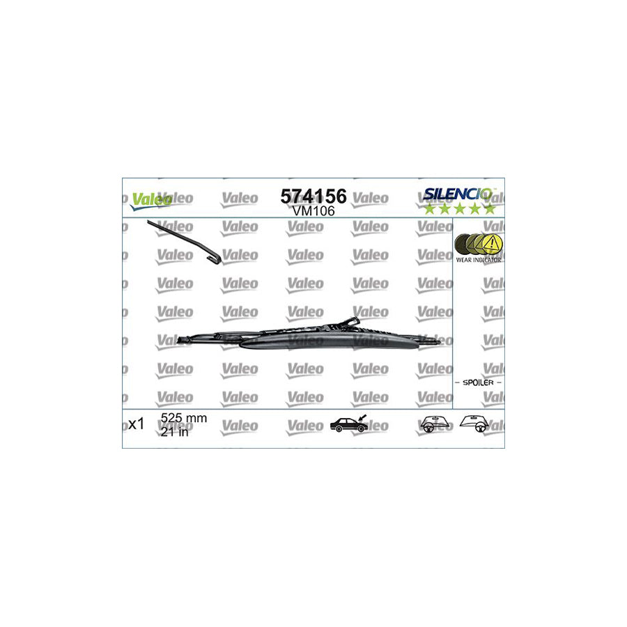 Valeo 574156 Wiper Blade | Duco Car Parts UK Car Parts