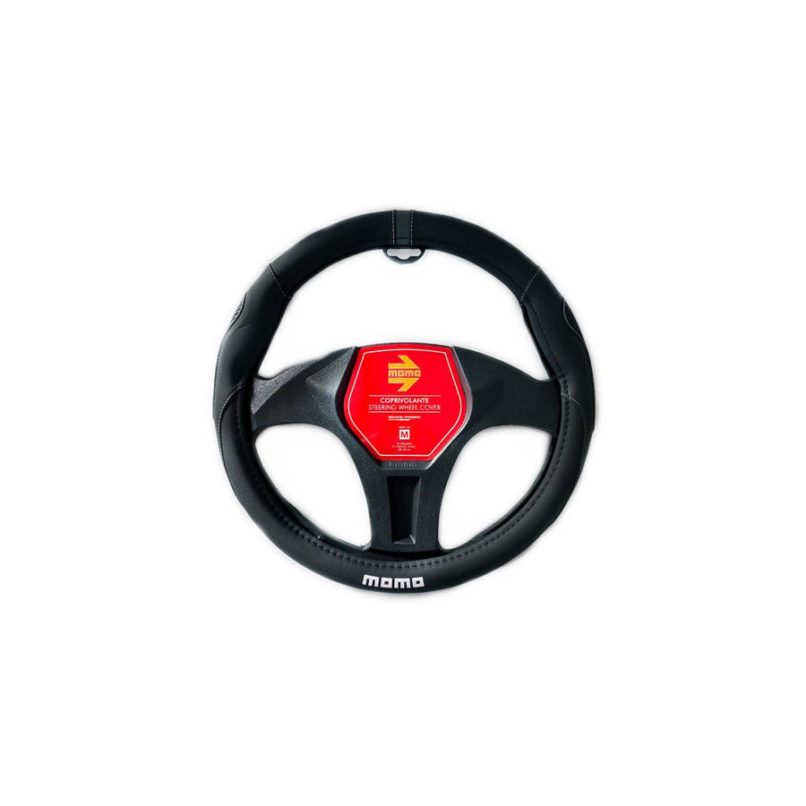 Momo SUPERGRIP SWC014BG Steering wheel cover Black/Grey, ?: 38-39cm, PVC