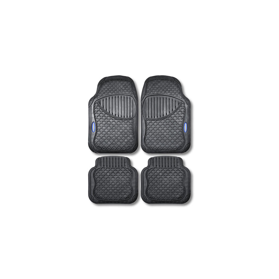 Goodyear Universal fit GOD9020 Floor mat set PVC, Front and Rear, Black