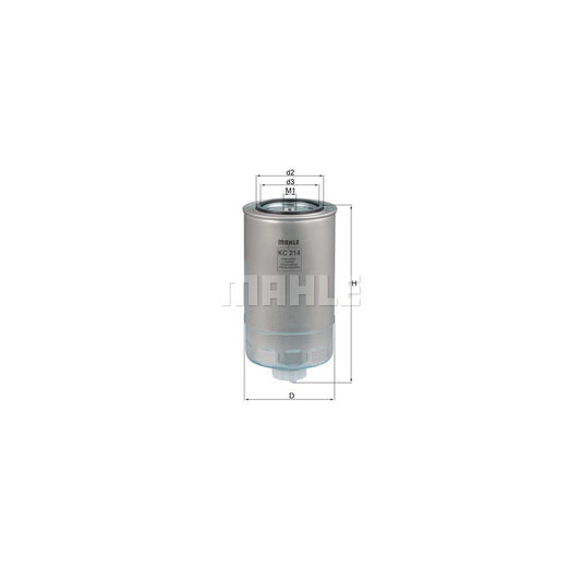 MAHLE ORIGINAL KC 214 Fuel filter Spin-on Filter